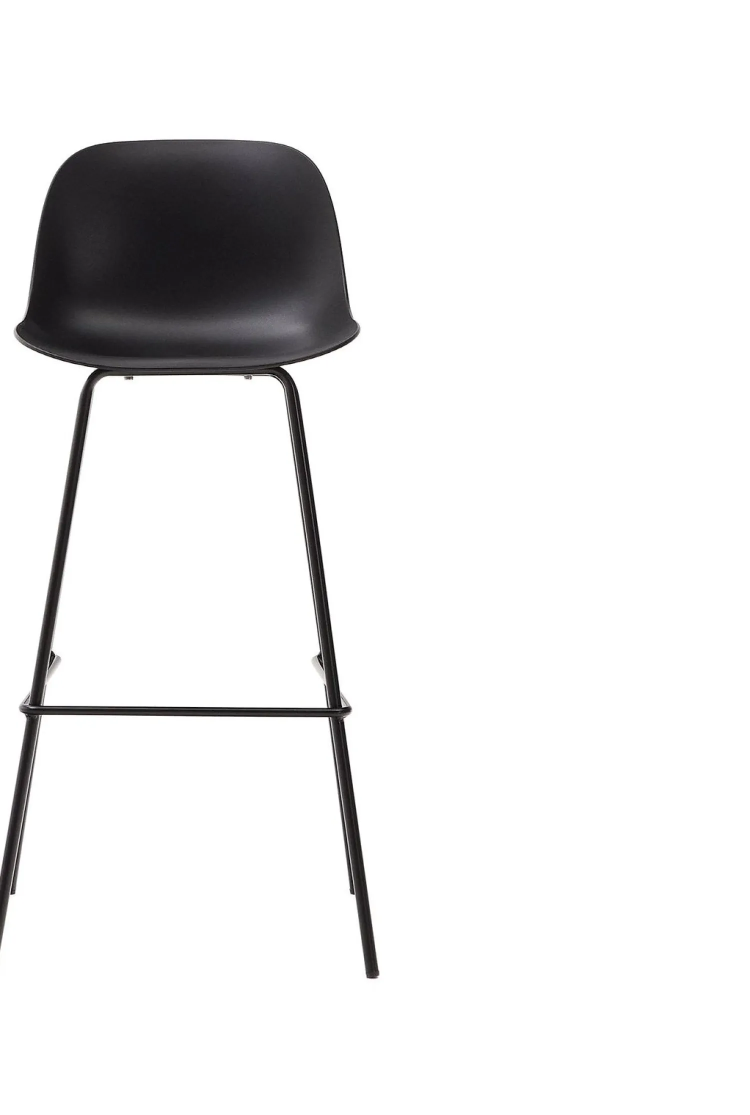 Tuinstoelen-Kave Home Altea Tuin Barkruk Zwart