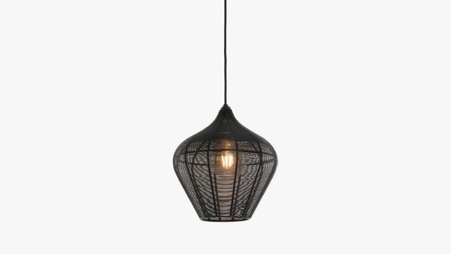 Hanglampen|Hanglampen-Trendhopper Alvaro Hanglamp Mat Zwart