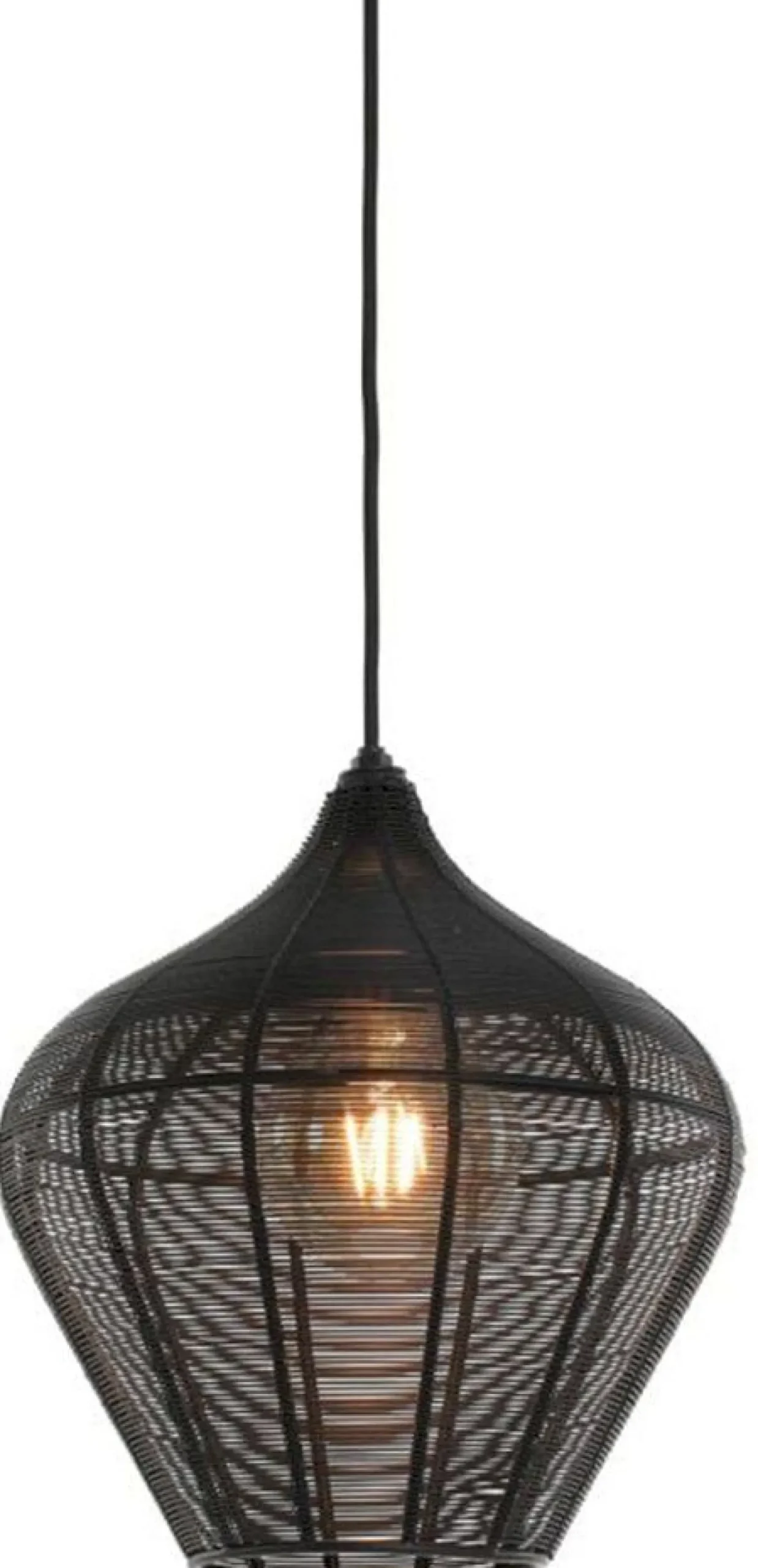 Hanglampen|Hanglampen-Trendhopper Alvaro Hanglamp Mat Zwart