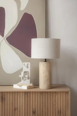 Tafellampen|Tafellampen-By Boo Amara Tafellamp Beige
