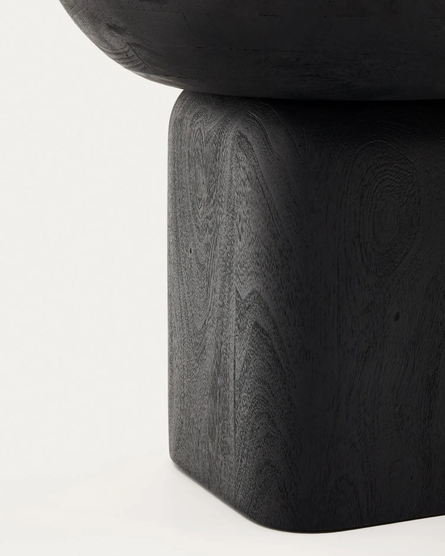 Houten Bijzettafels-Kave Home Ambra Bijzettafel Zwart