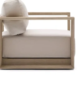 Tuinstoelen-Kave Home Ambra Fauteuil Beige