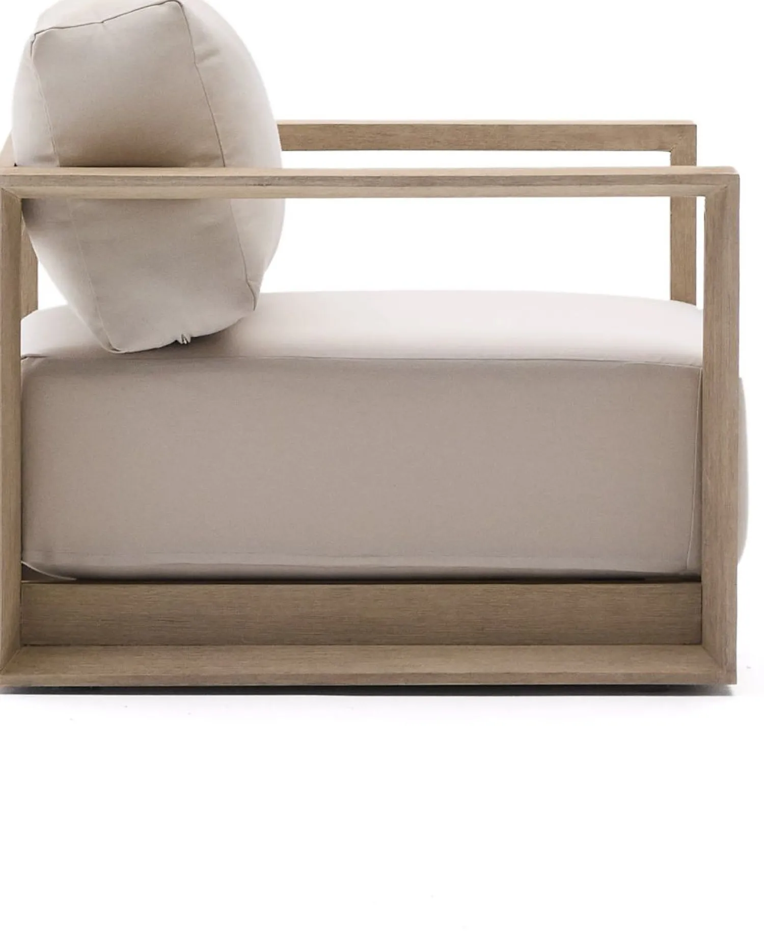 Tuinstoelen-Kave Home Ambra Fauteuil Beige