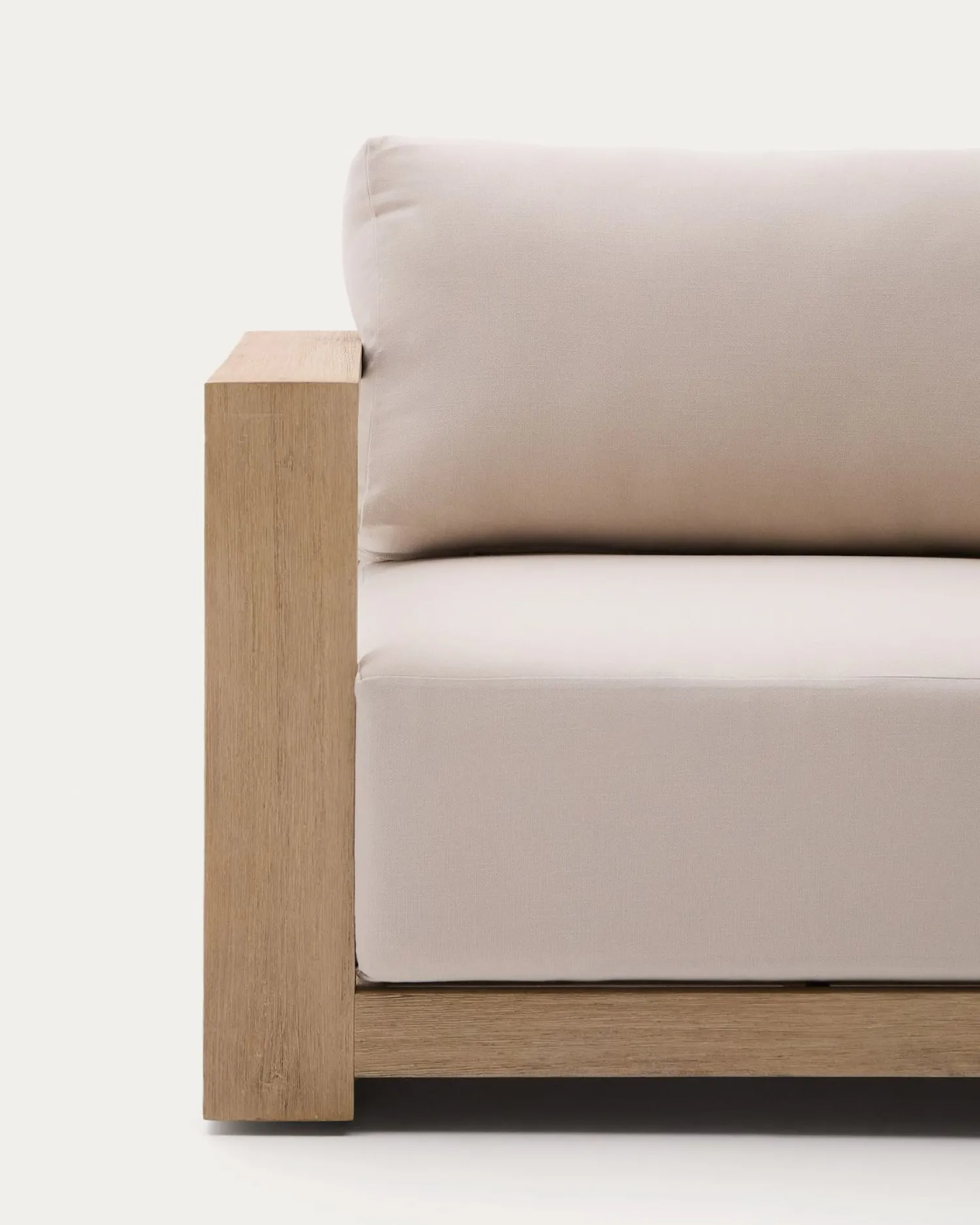 Tuinstoelen-Kave Home Ambra Fauteuil Beige