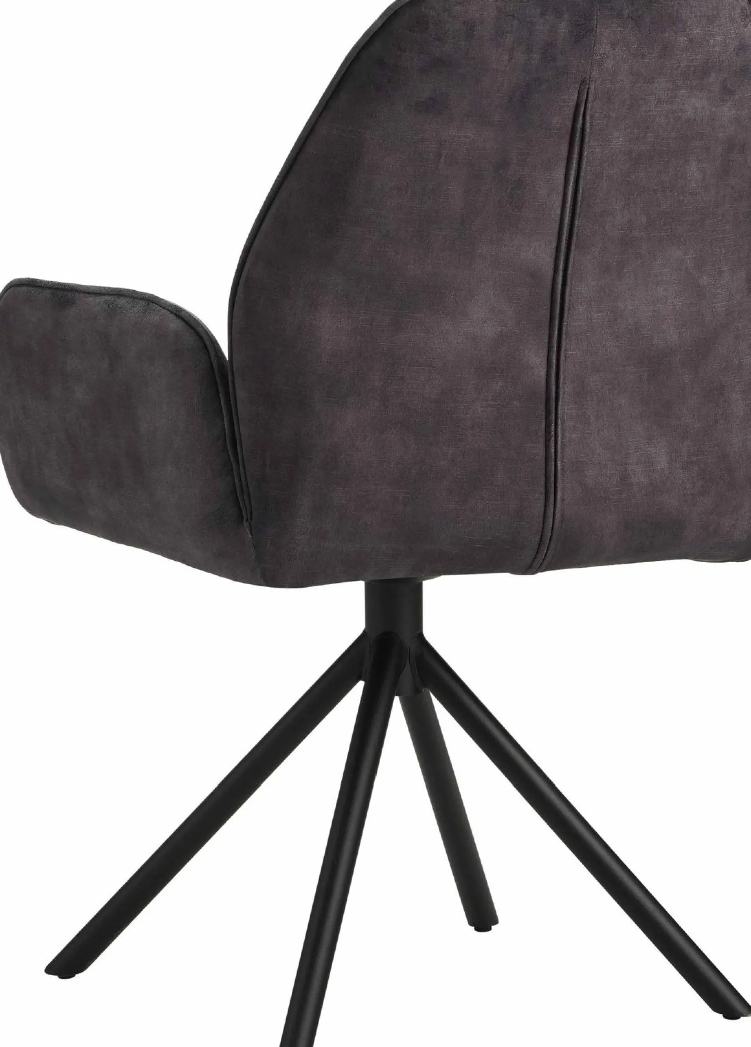 Draaibare Eetkamerstoelen|Eetkamerstoelen Met Armleuning-Eijerkamp Collectie Amira Eetkamerstoel Antracite