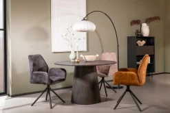 Draaibare Eetkamerstoelen|Eetkamerstoelen Met Armleuning-Eijerkamp Collectie Amira Eetkamerstoel Mole