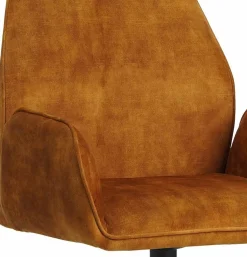 Draaibare Eetkamerstoelen|Eetkamerstoelen Met Armleuning-Eijerkamp Collectie Amira Eetkamerstoel Gold