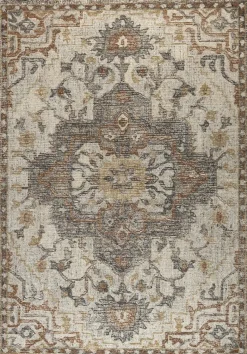 Vloerkleden|Wollen Vloerkleden-Dutchbone Amori Grey Vloerkleed Grey, Brick