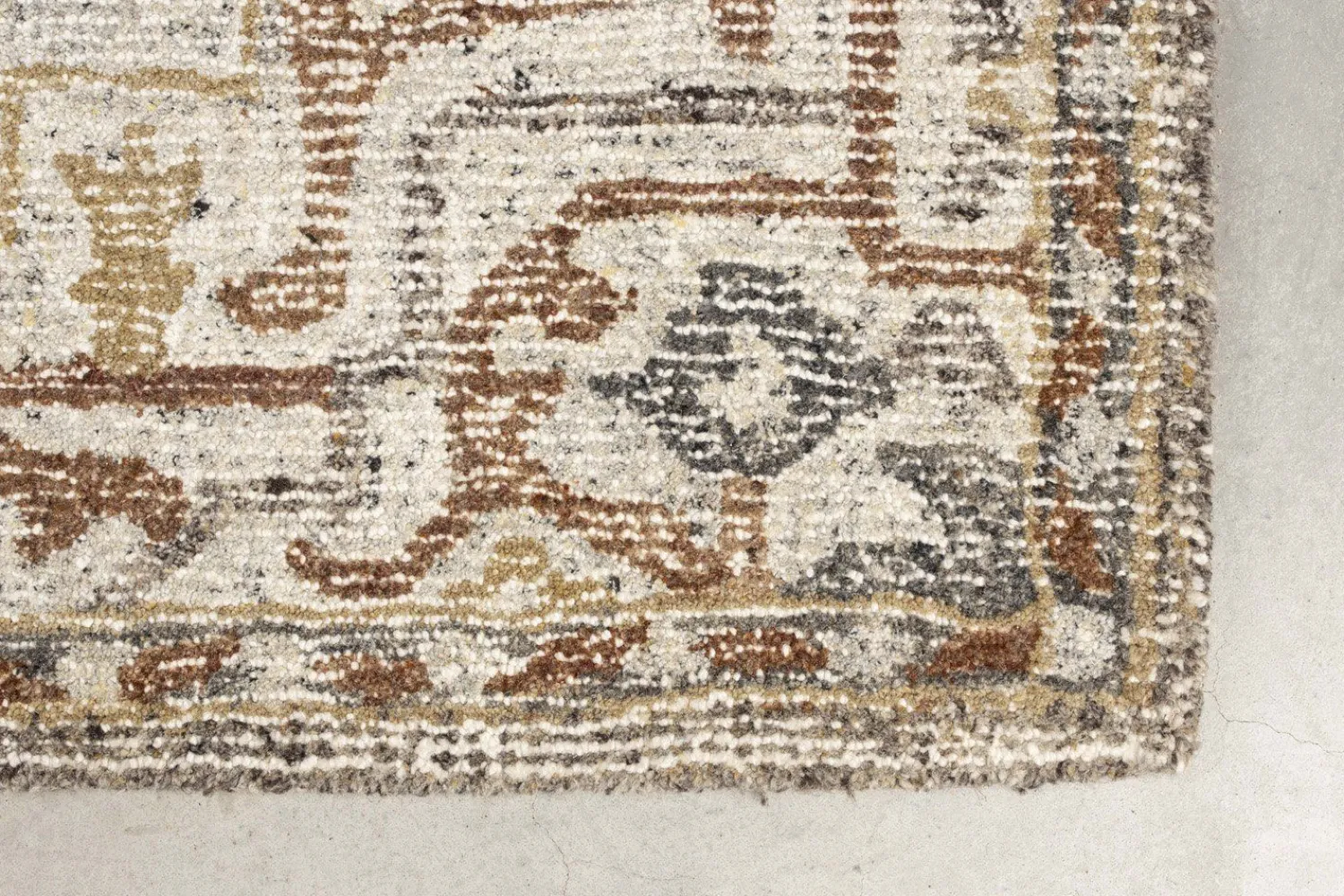 Vloerkleden|Wollen Vloerkleden-Dutchbone Amori Grey Vloerkleed Grey, Brick