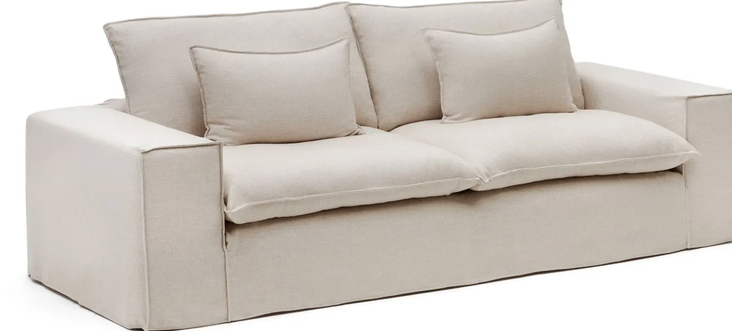 Zitbanken-Kave Home Anarela 3-Zitsbank Beige