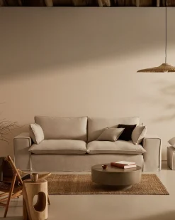 Zitbanken-Kave Home Anarela 3-Zitsbank Beige