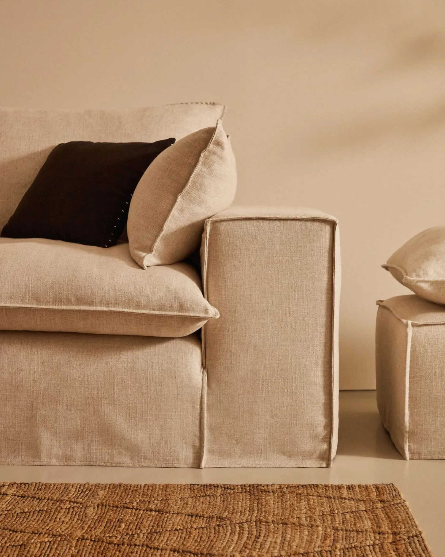 Zitbanken-Kave Home Anarela 3-Zitsbank Beige