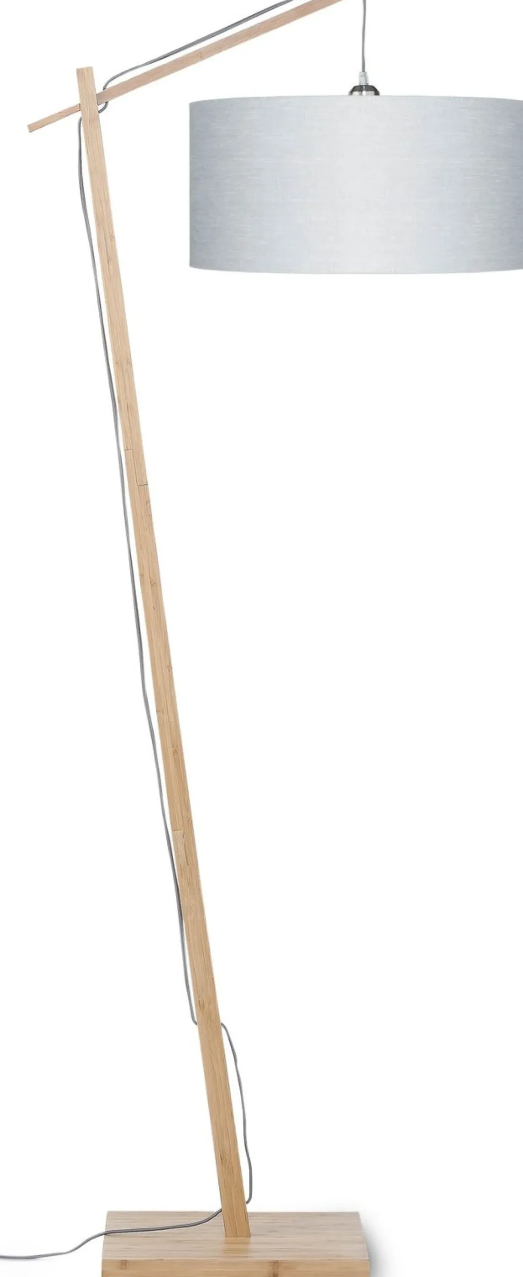 Moderne Vloerlampen|Vloerlampen-Good&Mojo Andes Vloerlamp Licht Grijs