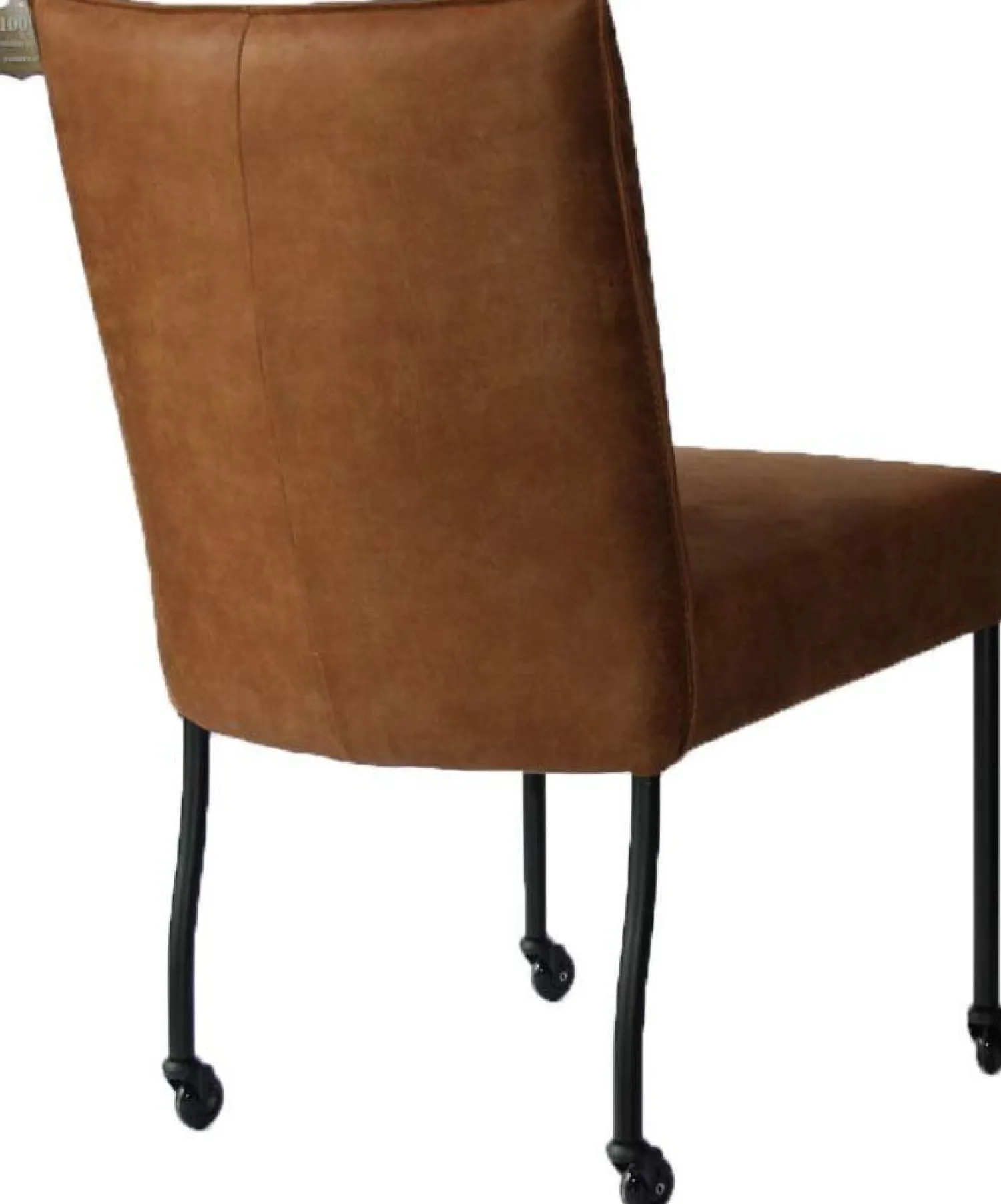 Eetkamerstoelen Met Wieltjes|Eetkamerstoelen Zonder Armleuning-Eijerkamp Collectie Andor Eetkamerstoel Bruin