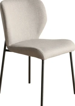 Eetkamerstoelen Zonder Armleuning-Eijerkamp Collectie Andrew Eetkamerstoel Grey