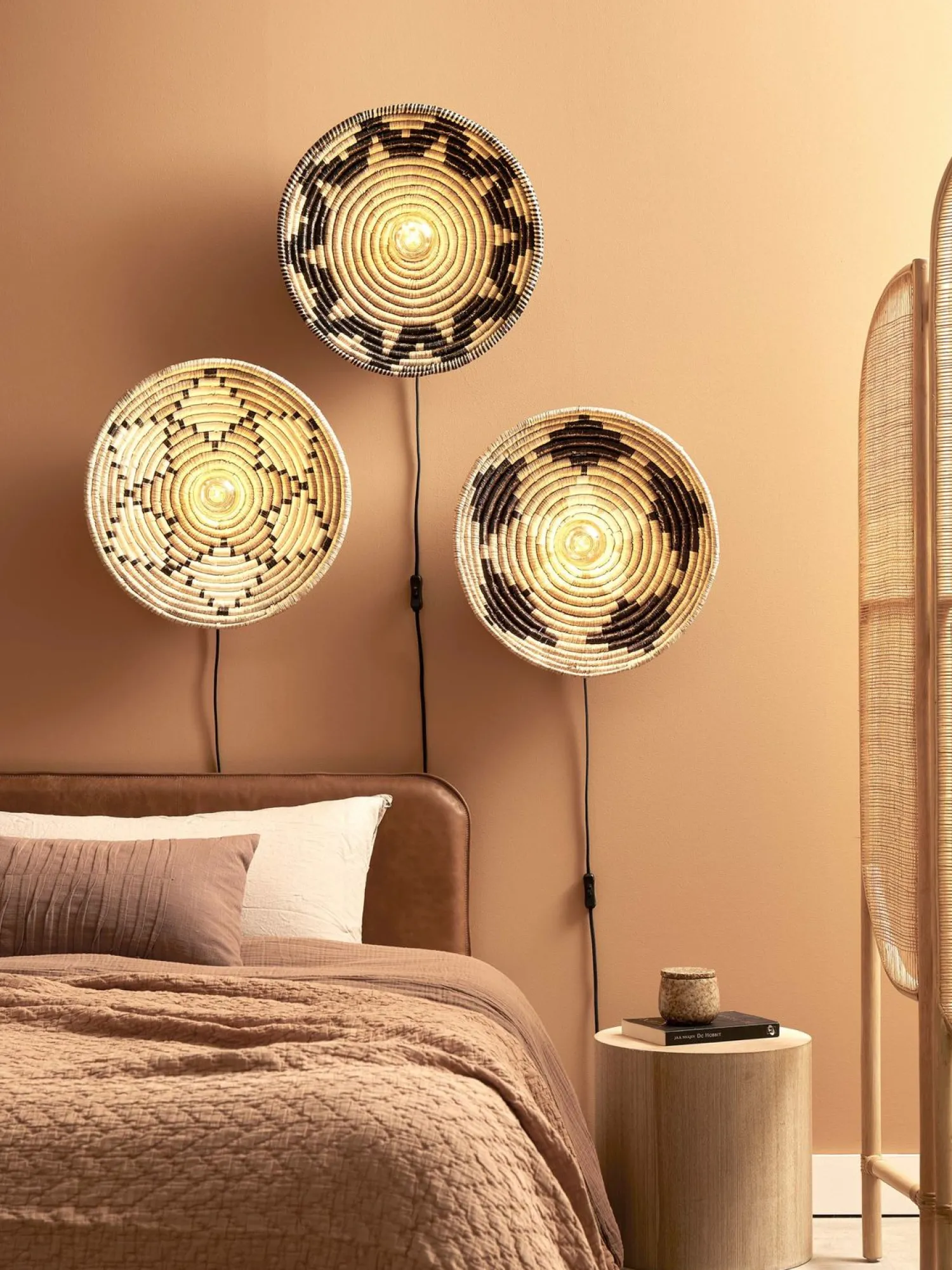 Wandlampen|Wandlampen-Good&Mojo Andros Wandlamp Natural, White