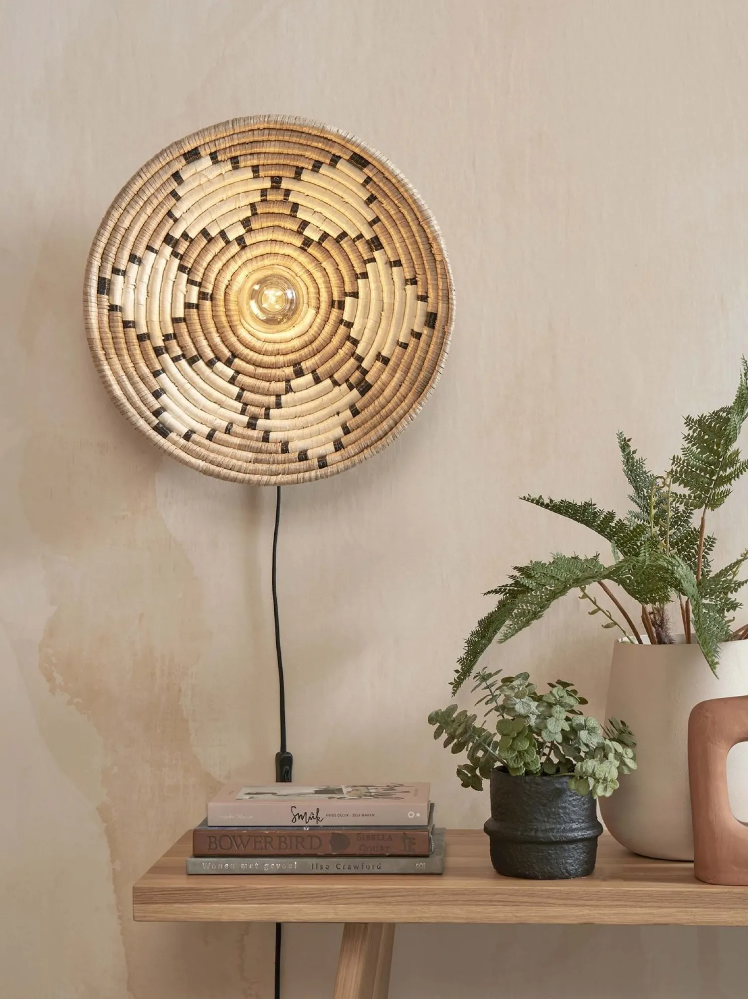 Wandlampen|Wandlampen-Good&Mojo Andros Wandlamp Natural, White