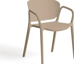 Tuinstoelen-Kave Home Ania Tuinstoel Beige