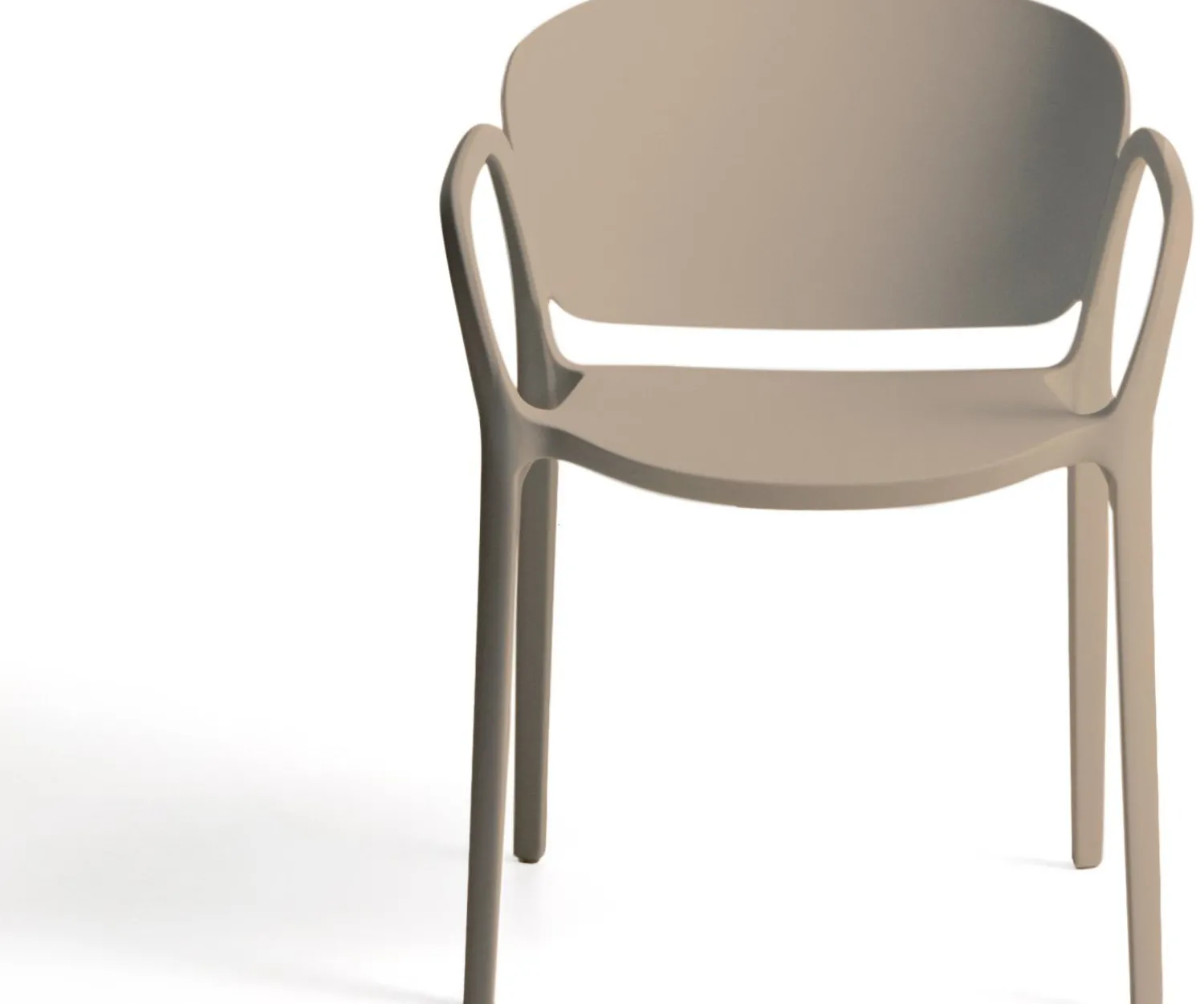 Tuinstoelen-Kave Home Ania Tuinstoel Beige