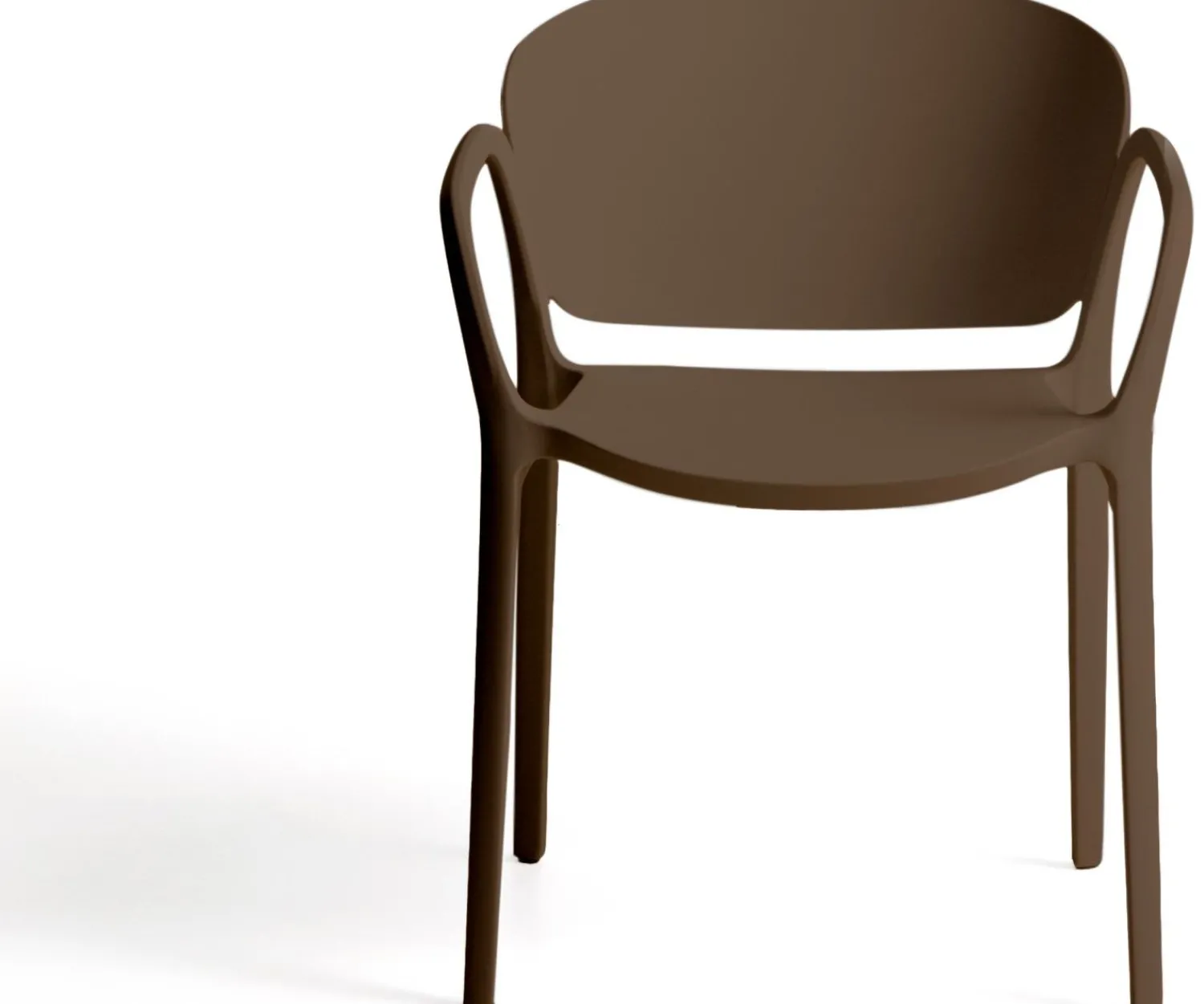 Tuinstoelen-Kave Home Ania Tuinstoel Donkerbruin