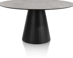 Ronde Eettafels-XOOON Arabax Rond Eettafel Lichtgrijs