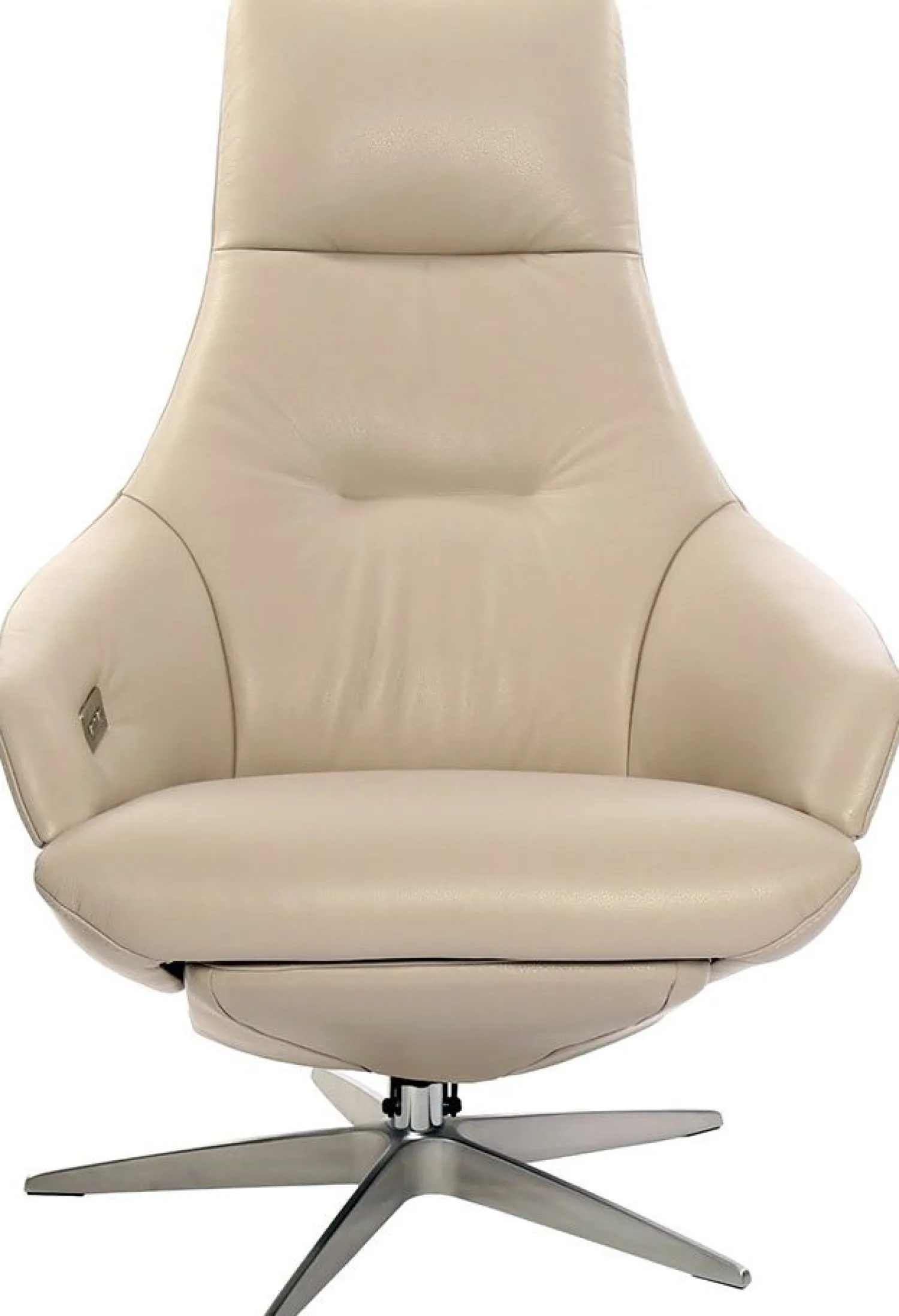 Leren Fauteuils|Relaxfauteuils-Gealux Arc 2003 Relaxfauteuil Naturel