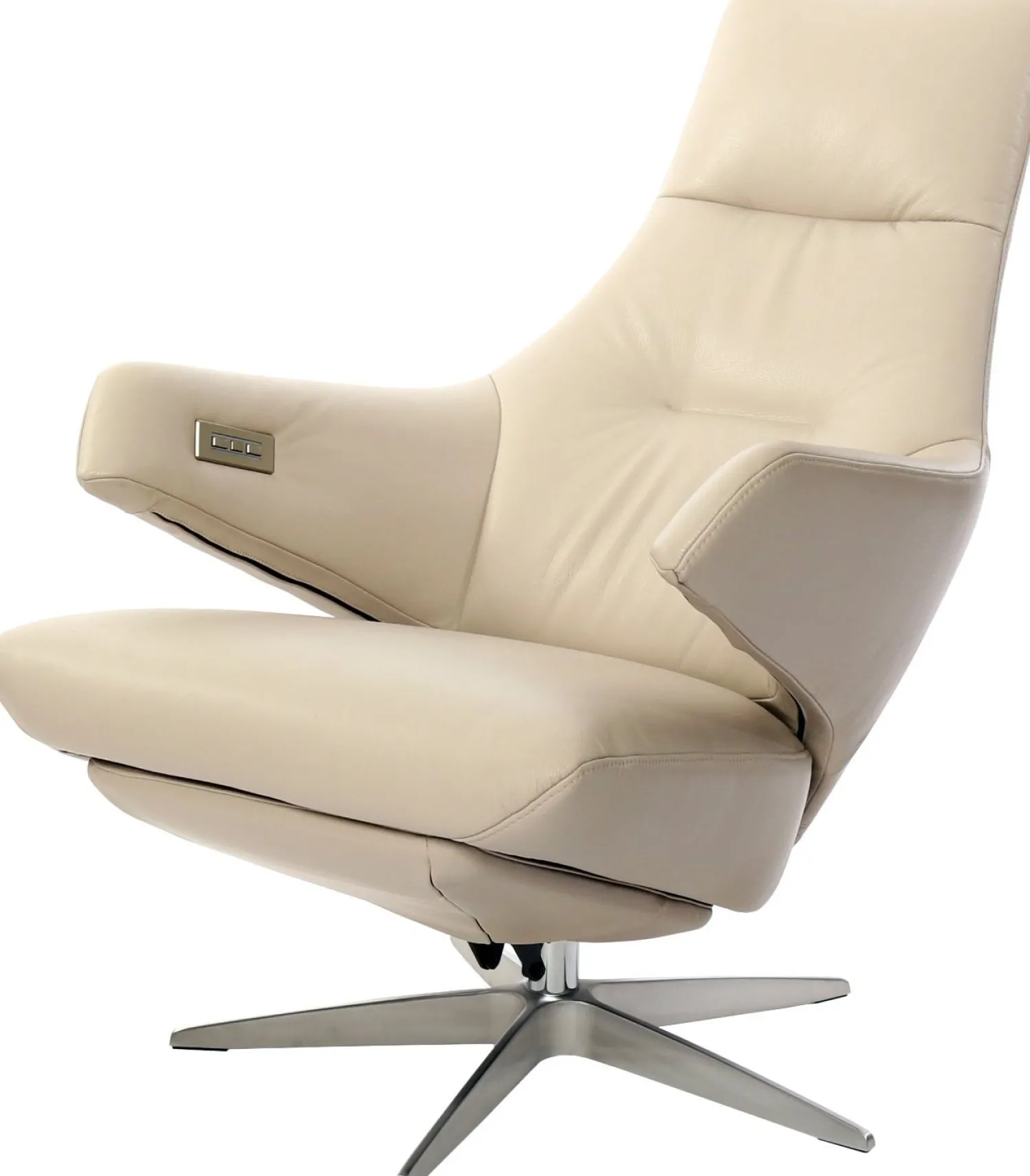 Leren Fauteuils|Relaxfauteuils-Gealux Arc 2003 Relaxfauteuil Naturel