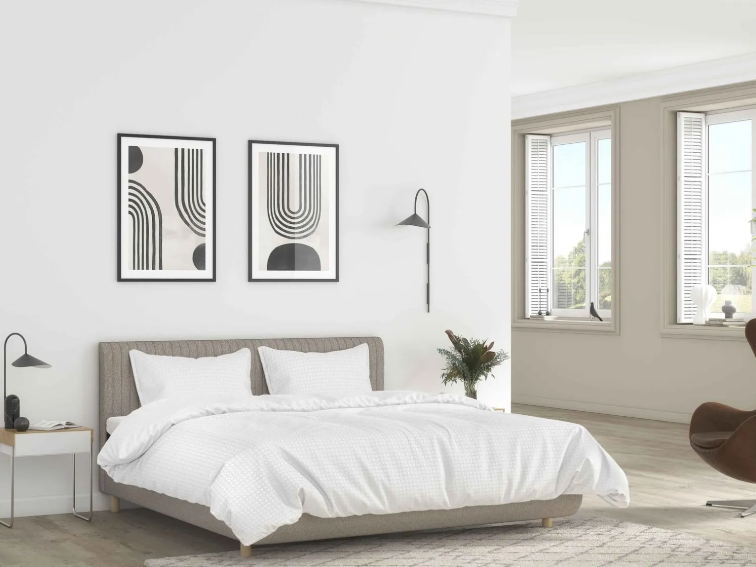 Elektrische Boxsprings-Tempur Arc Vertical Verstelbaar Boxspring Grijs