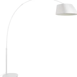 Moderne Vloerlampen|Vloerlampen-Zuiver Arc Vloerlamp White