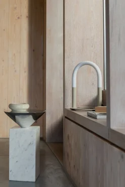Moderne Tafellampen|Tafellampen-Zuiver Arch Tafellamp Beige