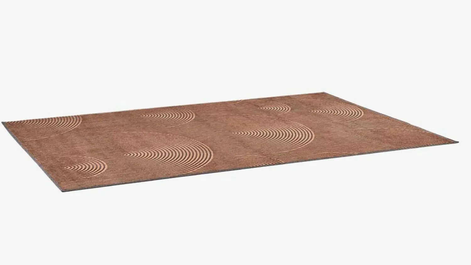 Vloerkleden|Rechthoekige Vloerkleden-Montèl Arch Vloerkleed Grey, Cognac