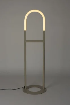 Design Vloerlampen|Vloerlampen-Zuiver Arch Vloerlamp Beige
