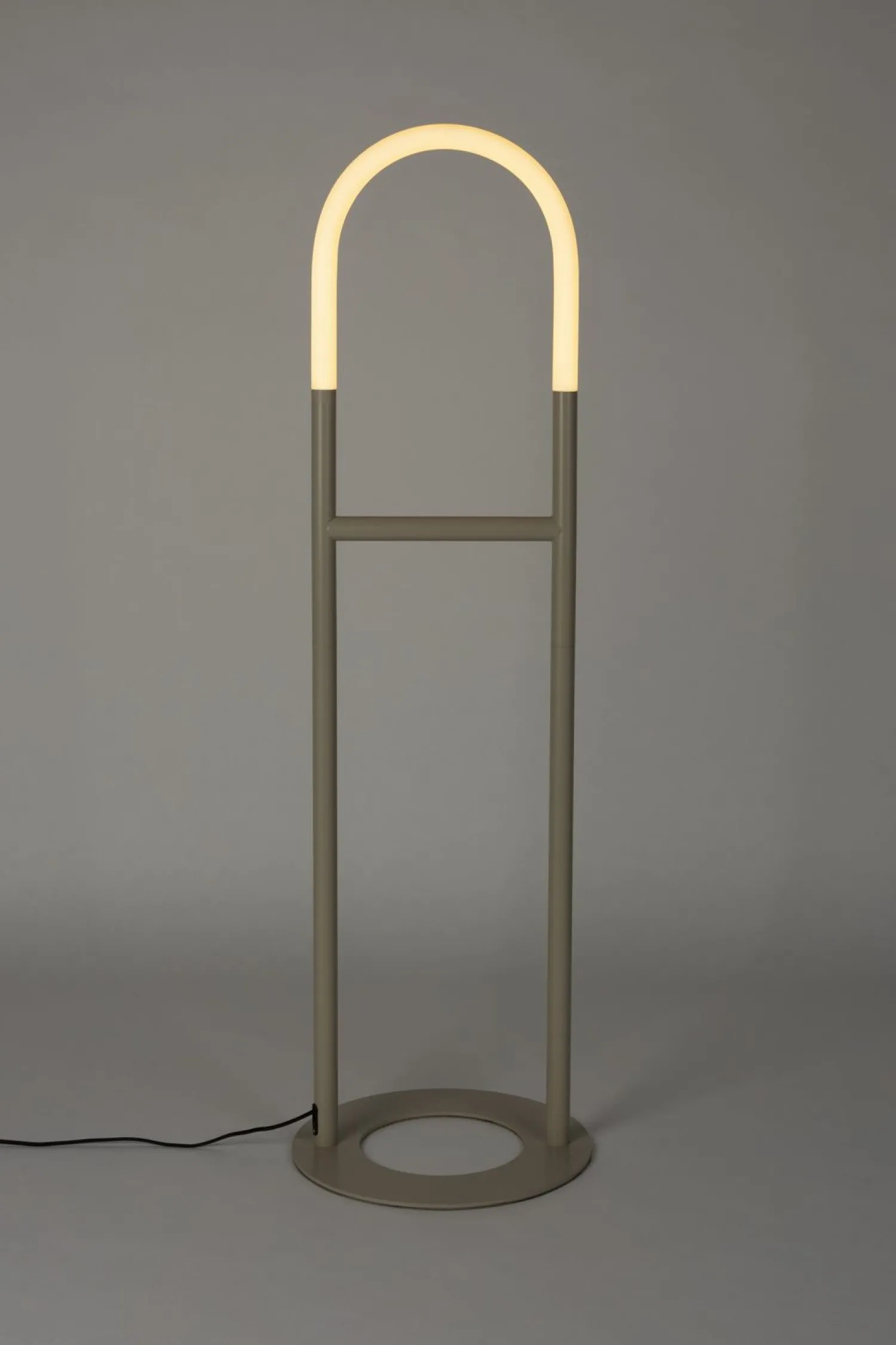 Design Vloerlampen|Vloerlampen-Zuiver Arch Vloerlamp Beige