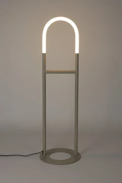 Design Vloerlampen|Vloerlampen-Zuiver Arch Vloerlamp Beige