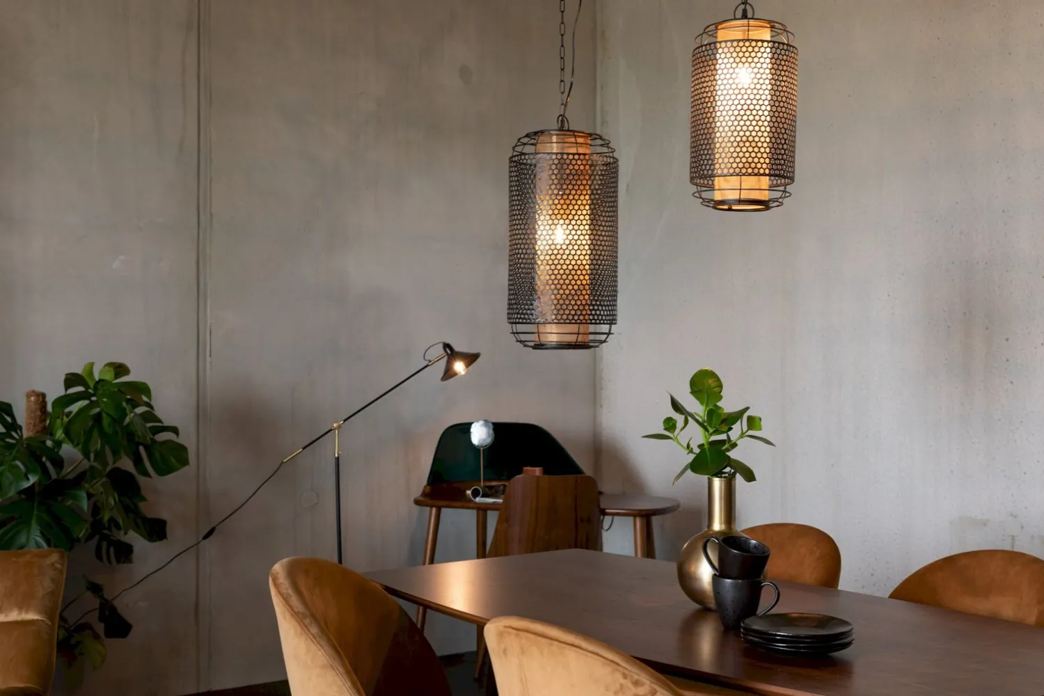 Industriële Hanglampen|Industriële Hanglampen-Dutchbone Archer Hanglamp Black