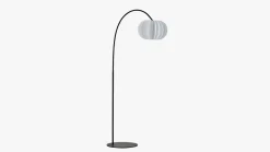 Moderne Vloerlampen|Vloerlampen-Montèl Arco Vloerlamp Black, White