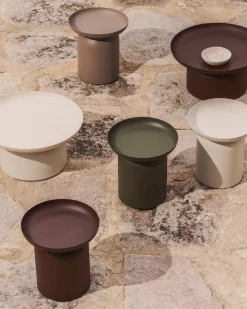 Tuintafels-Kave Home Arcola Bijzettafel Bruin