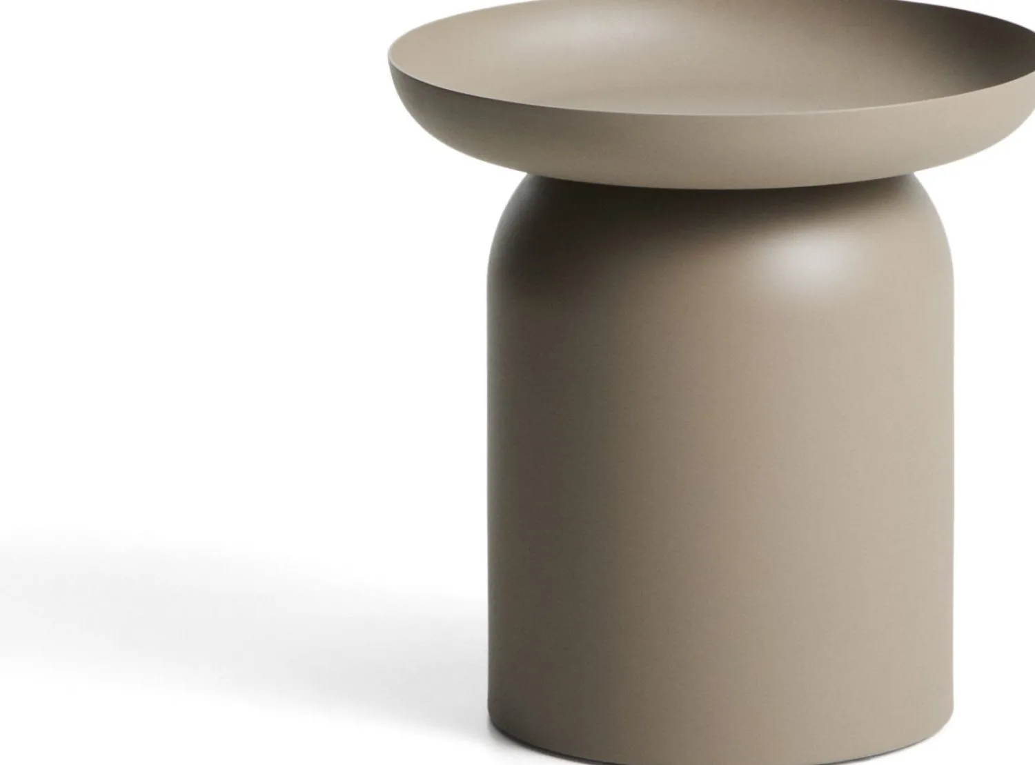 Tuintafels-Kave Home Arcola Bijzettafel Taupe