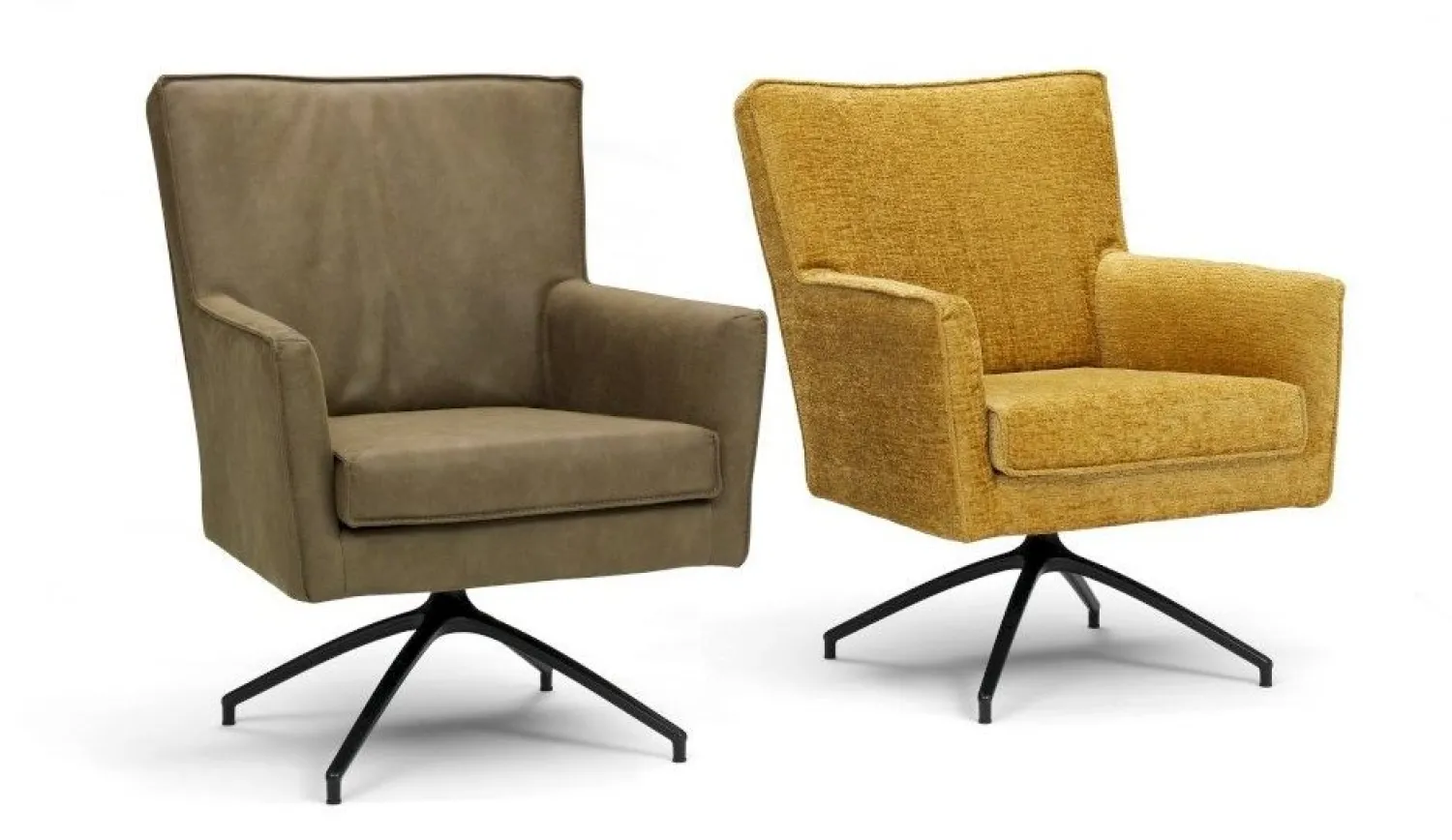 Draaifauteuils-Eijerkamp Collectie Arie Fauteuil Magnolia