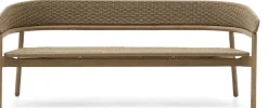 Tuinbanken|Zitbanken-Kave Home Arinella Tuinbank Beige, Naturel