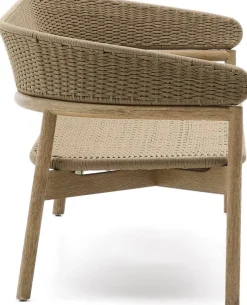 Tuinbanken|Zitbanken-Kave Home Arinella Tuinbank Beige, Naturel