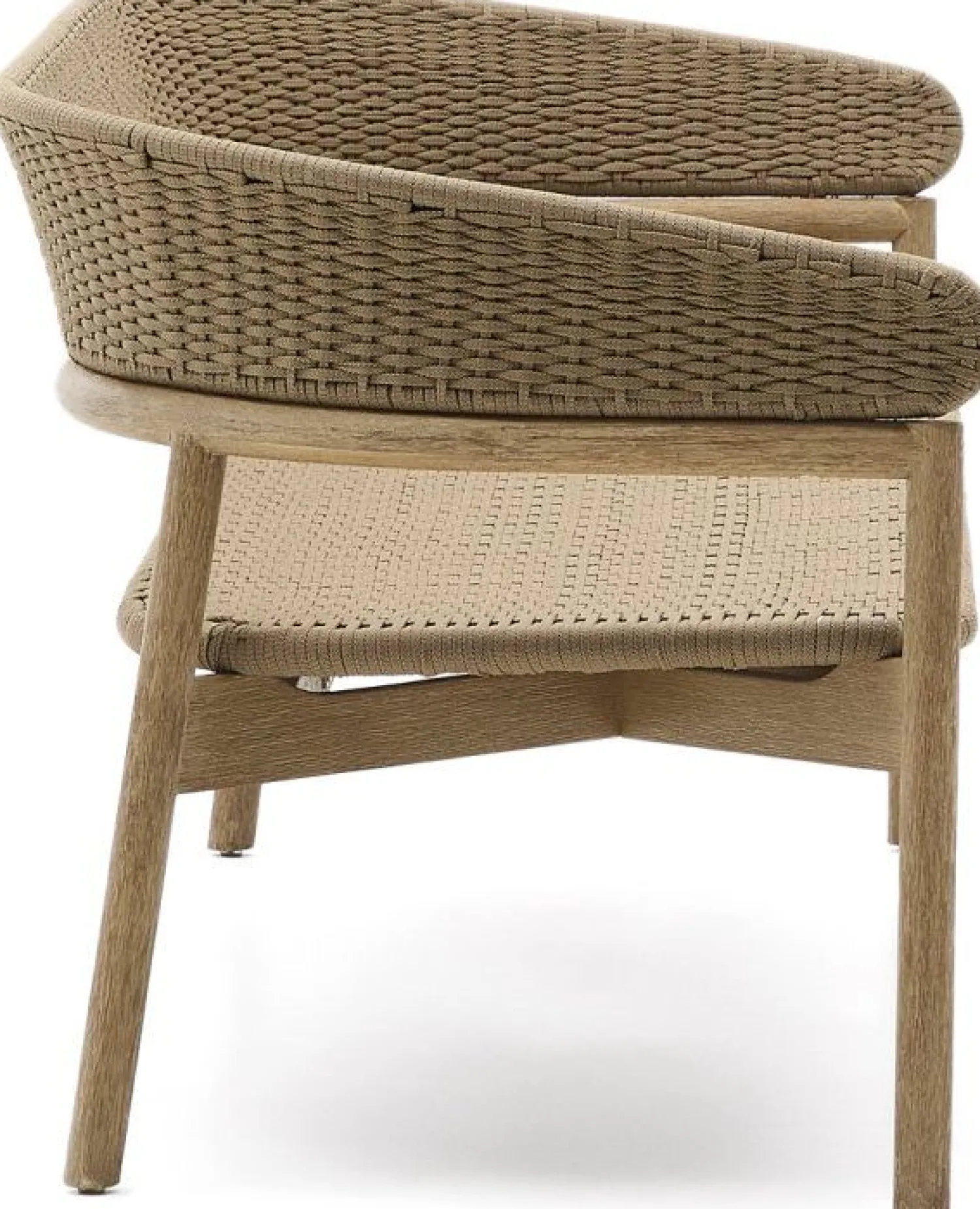 Tuinbanken|Zitbanken-Kave Home Arinella Tuinbank Beige, Naturel