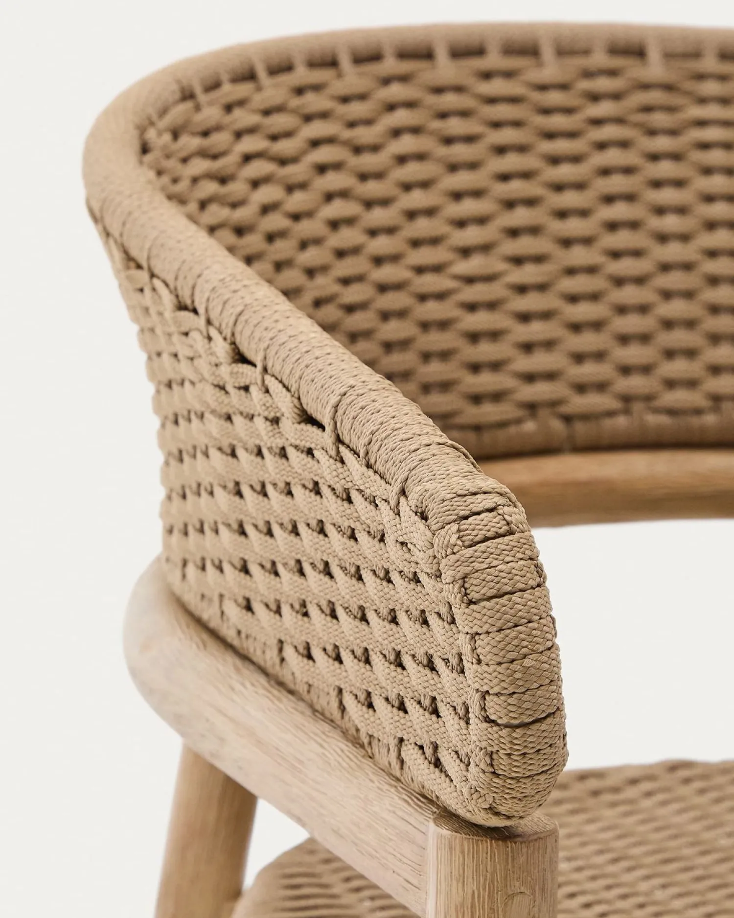 Tuinstoelen-Kave Home Arinella Tuinstoel Naturel