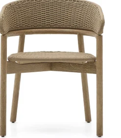 Tuinstoelen-Kave Home Arinella Tuinstoel Naturel