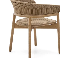 Tuinstoelen-Kave Home Arinella Tuinstoel Naturel