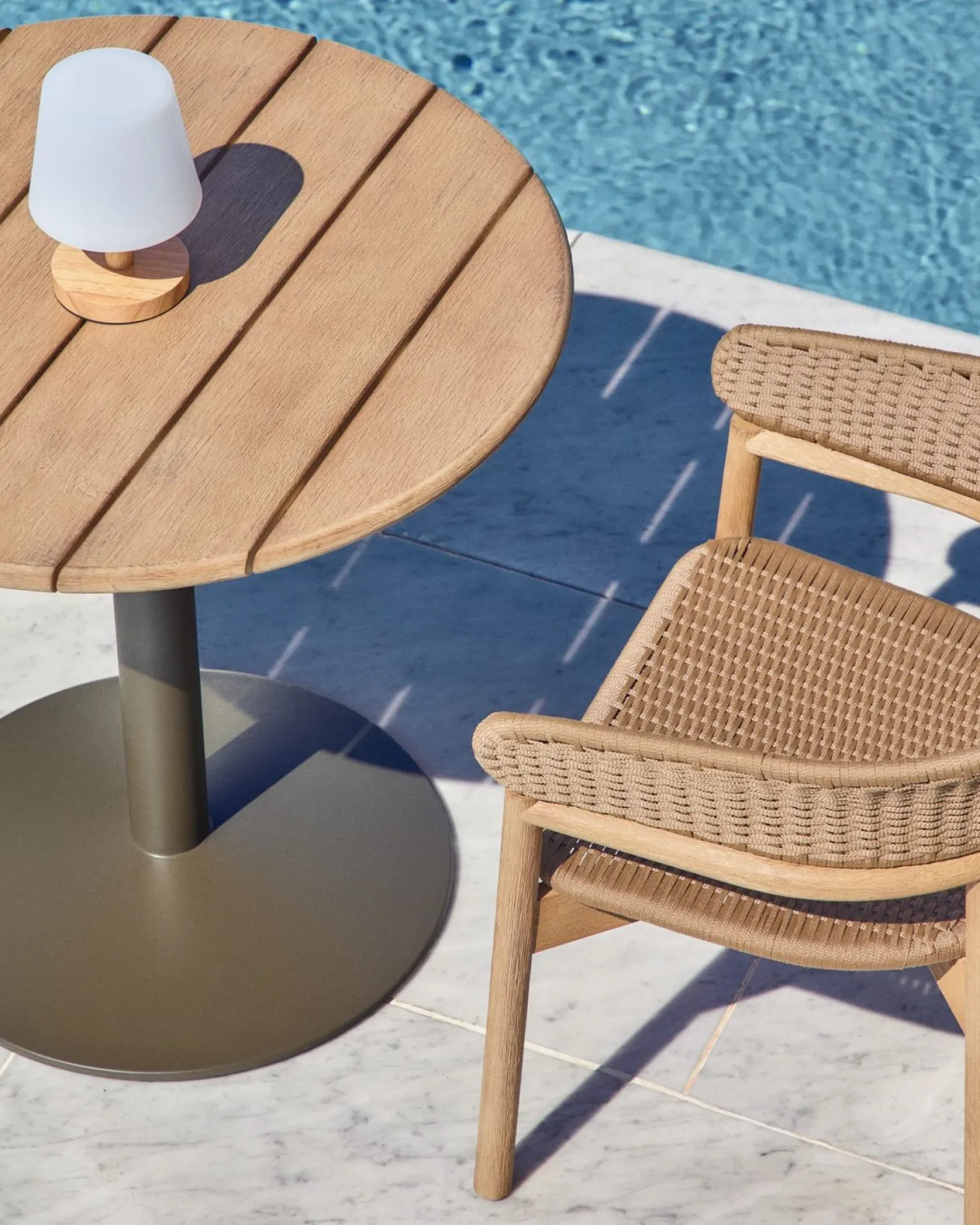 Tuinstoelen-Kave Home Arinella Tuinstoel Naturel