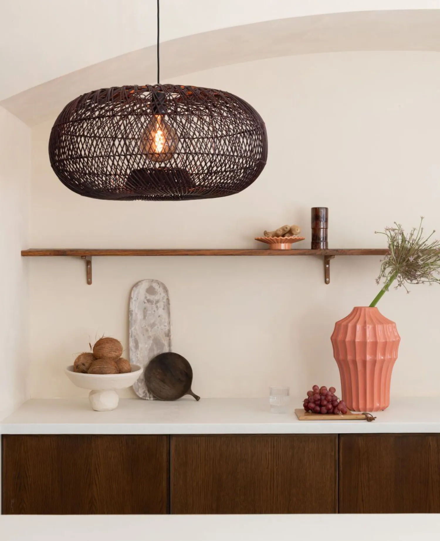 Hanglampen|Hanglampen-Good&Mojo Arizona Hanglamp Burgundy
