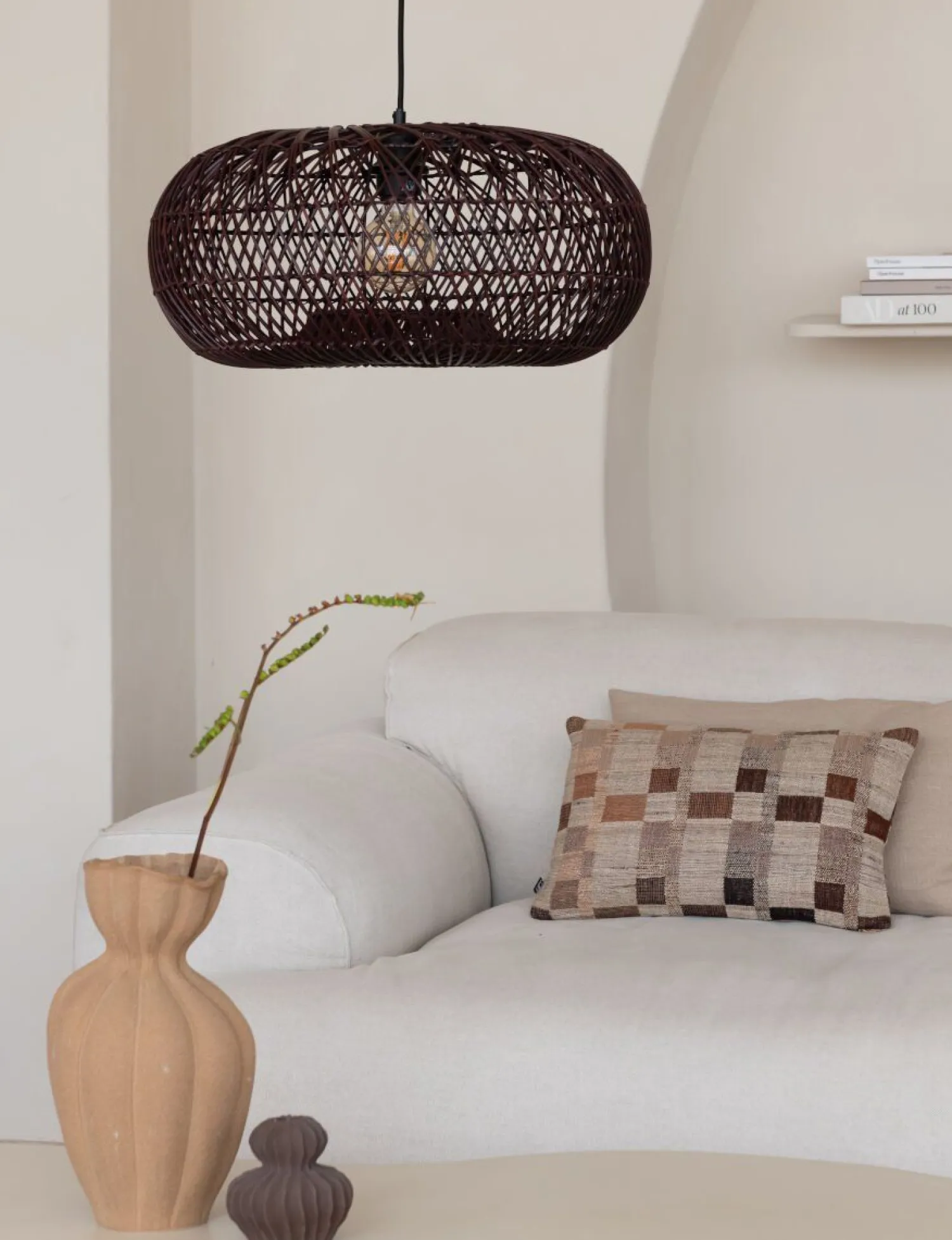 Hanglampen|Hanglampen-Good&Mojo Arizona Hanglamp Burgundy