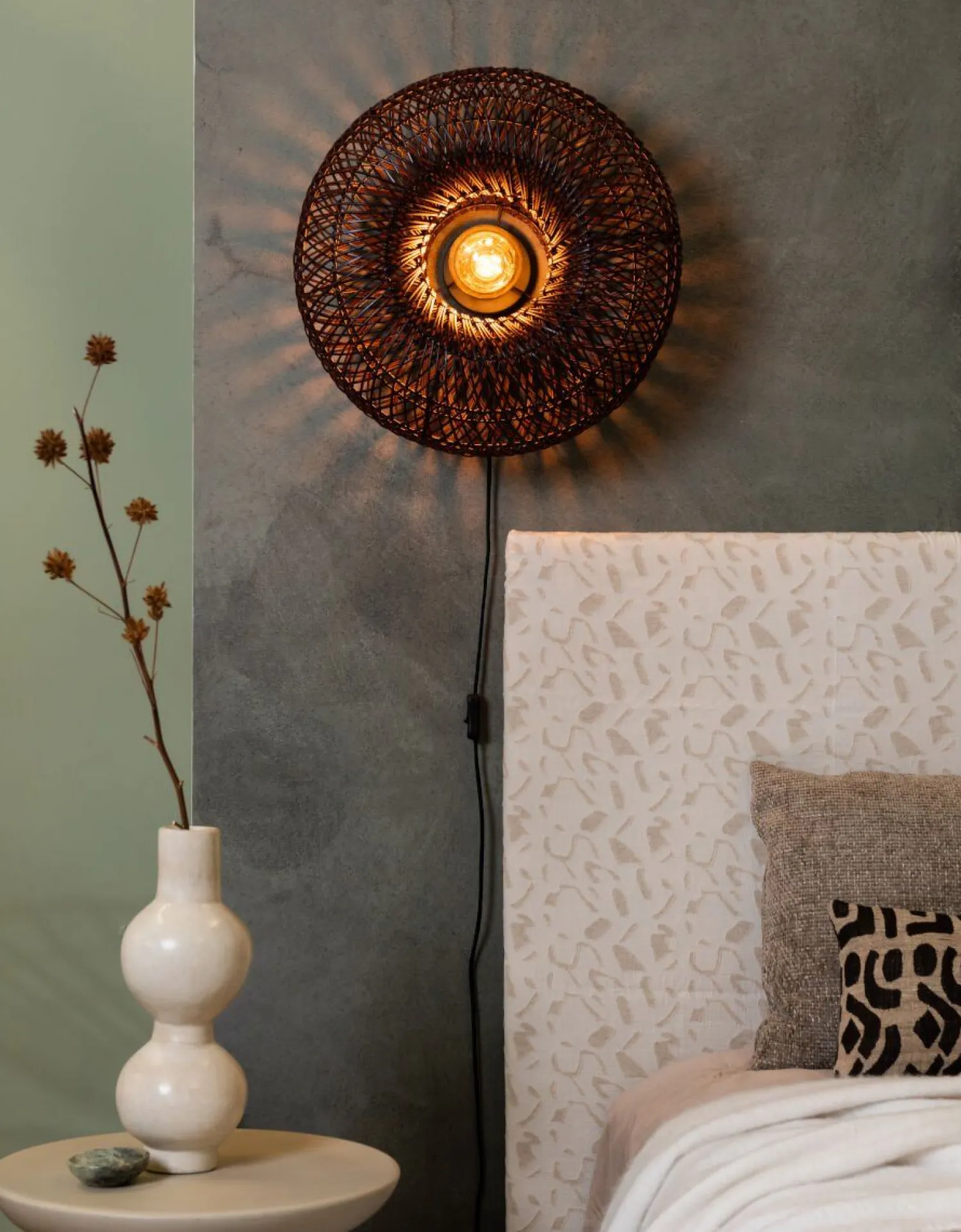 Wandlampen|Wandlampen-Good&Mojo Arizona Wandlamp Burgundy