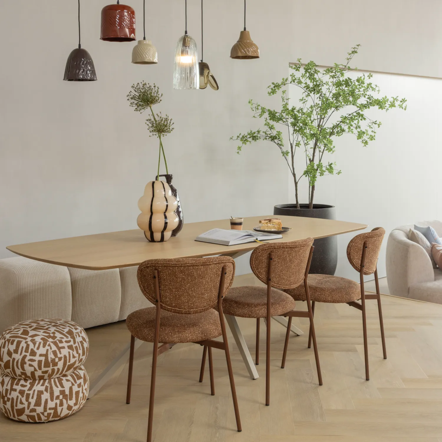 Hanglampen|Hanglampen-WOOOD Arleso Hanglamp Donkerbruin